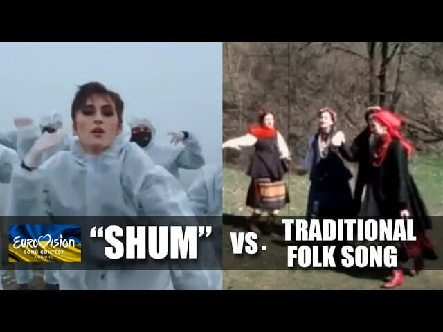 Skal Ukraine ændre sit bidrag? Tekst og musik lånt fra ukrainsk folkesang