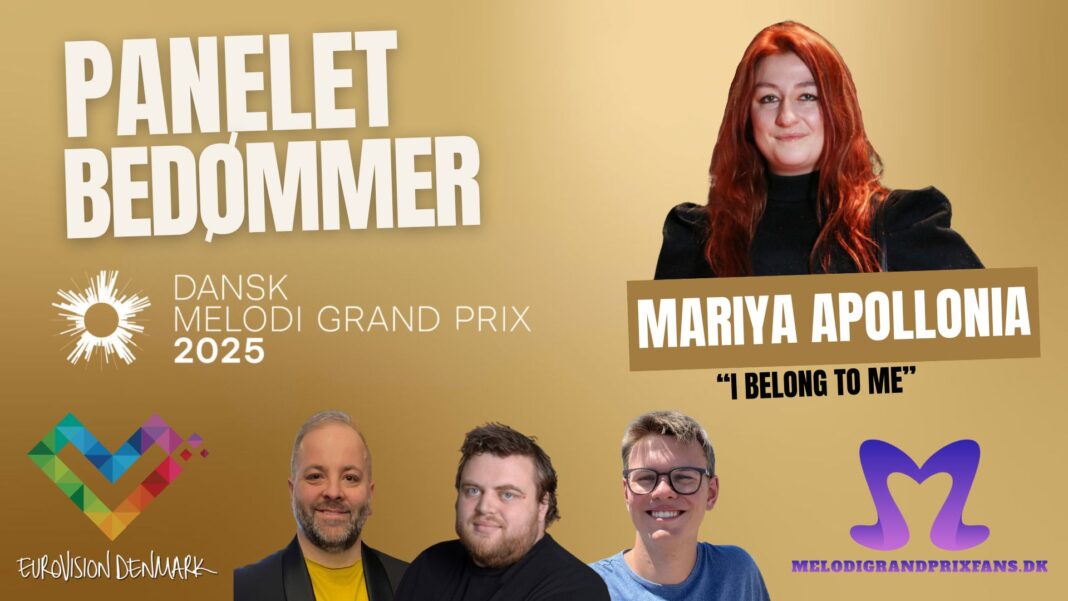 Panelet bedømmer Mariya - I belong to me i Dansk Melodi Grand Prix 2025